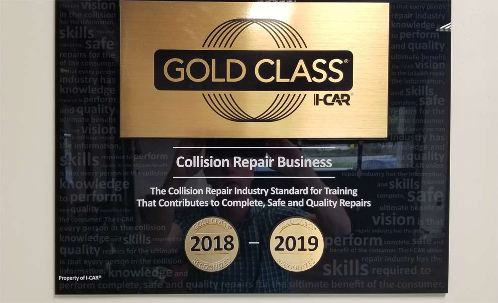 I-Car Gold Certified